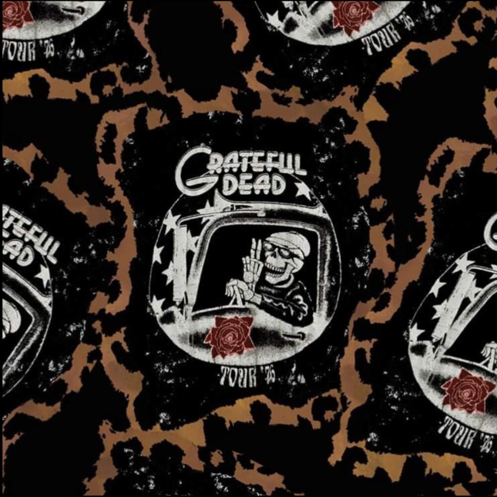 Tour '76 Grateful Dead Rock 'n' Roll Print Soft Full Length Leggings
